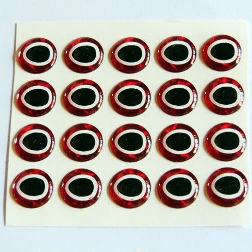 Red/White Frantic Moulded Eye