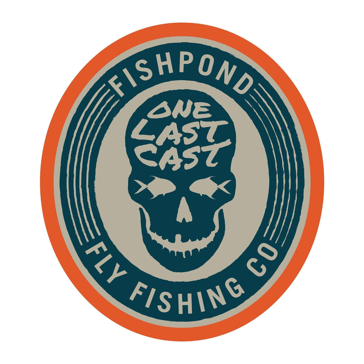 Fishpond Last Call Sticker - 5"