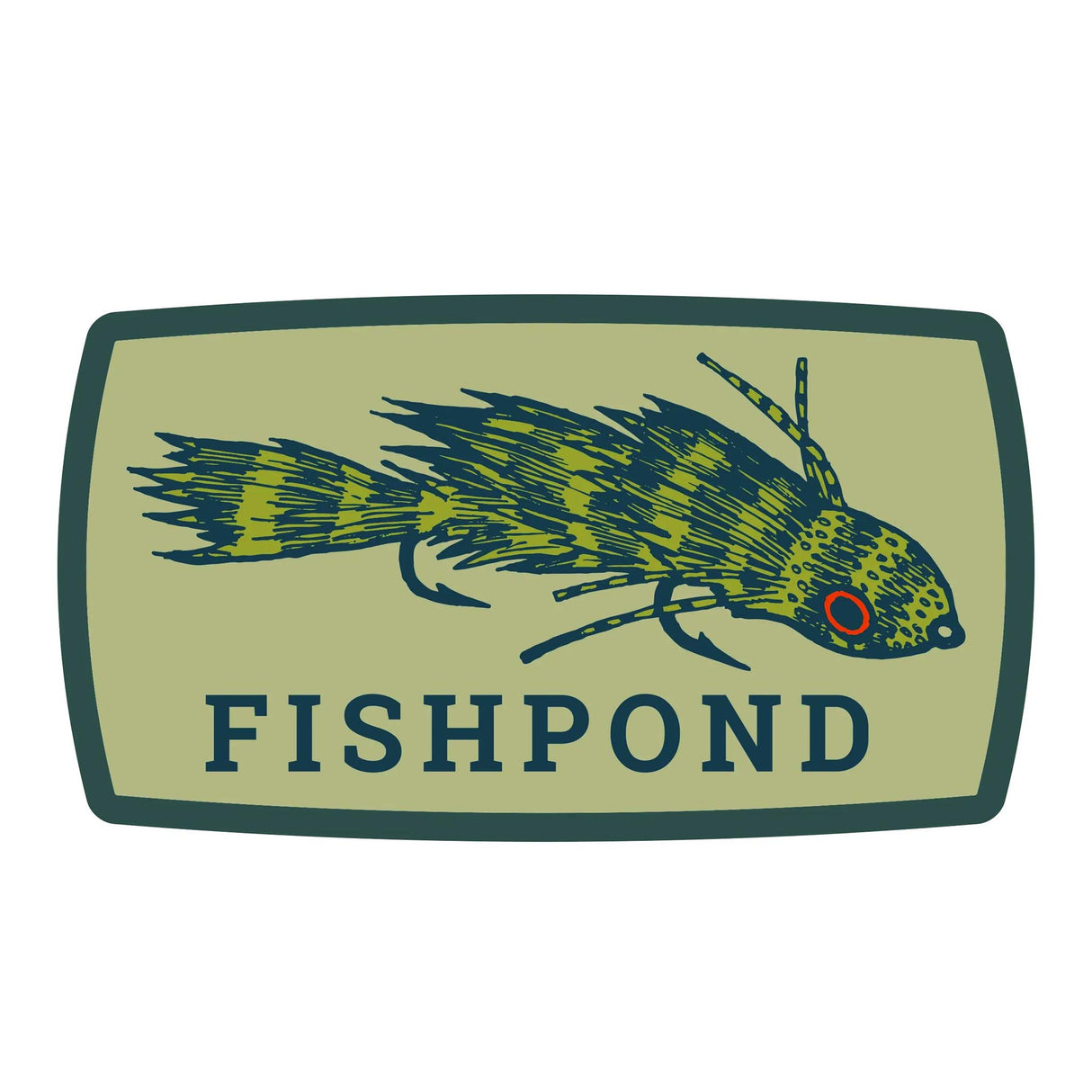 Fishpond Meathead Sticker - 6"