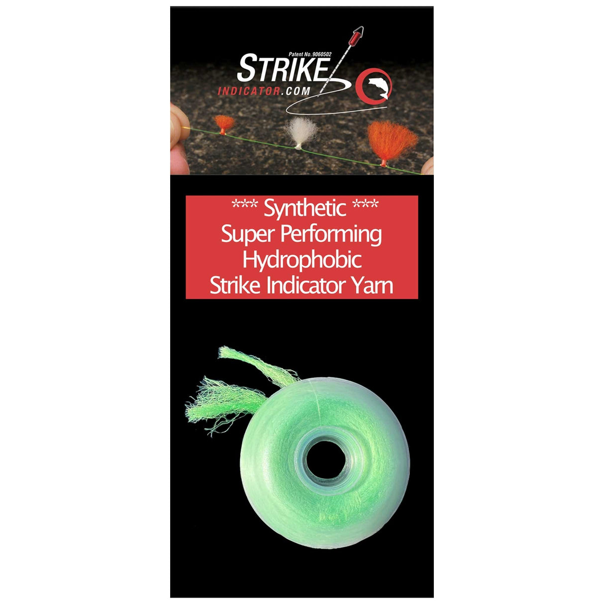 Strike Indicator Synthetic Yarn Spool Green