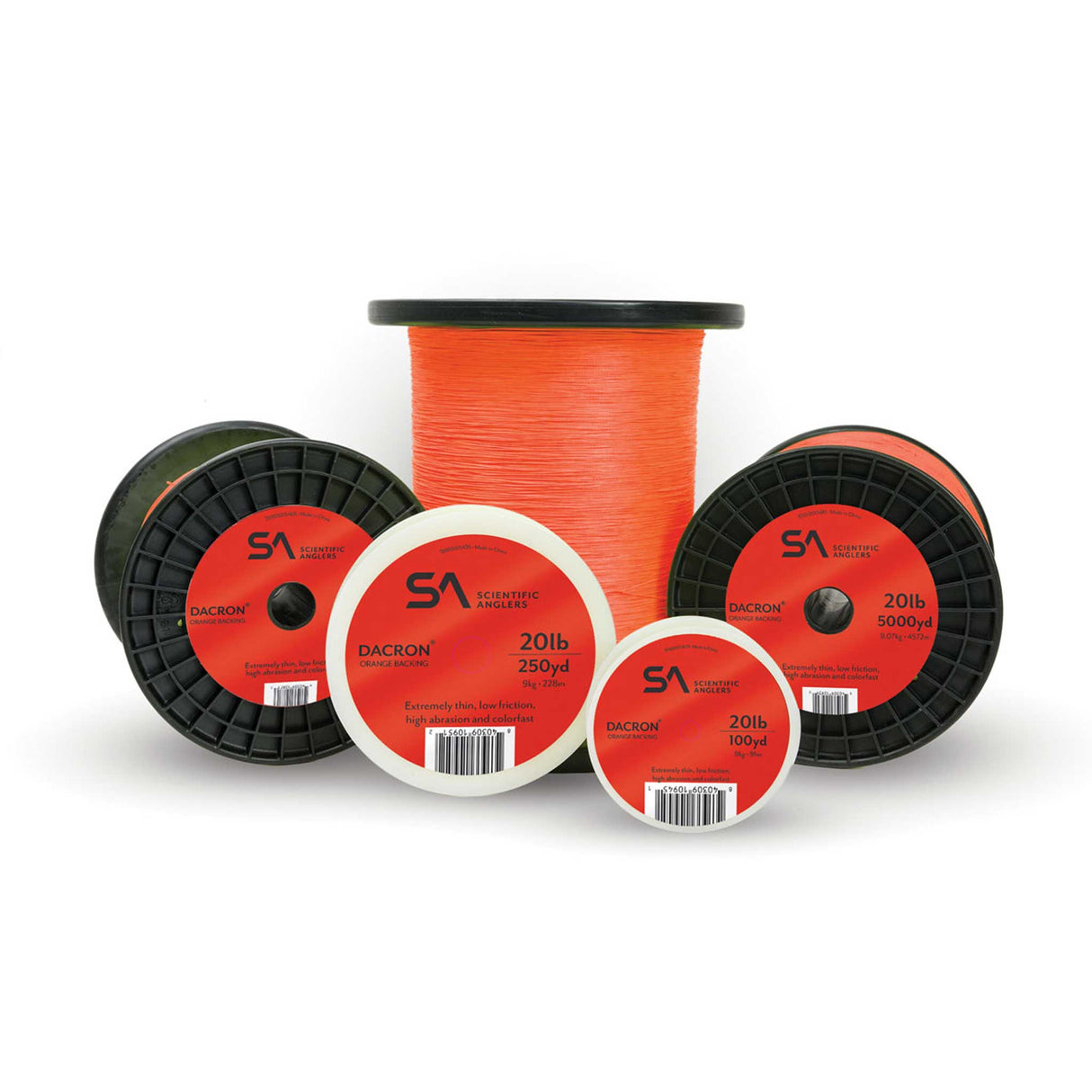 Scientific Anglers Dacron Spools Orange