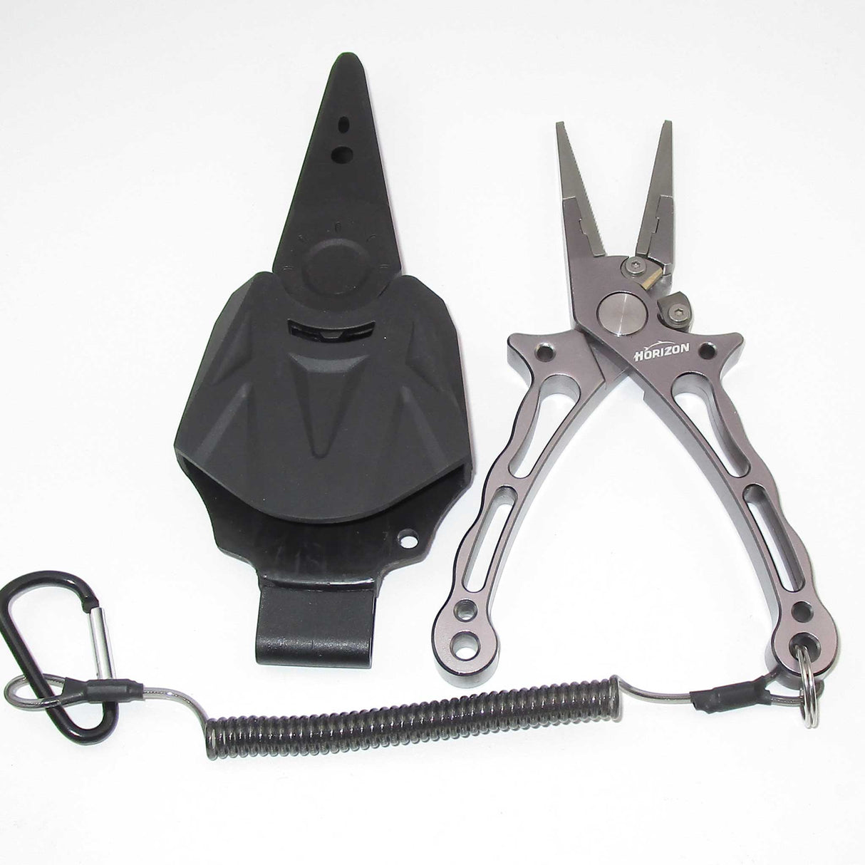 Aluminium Fishing Pliers with sheath titanium