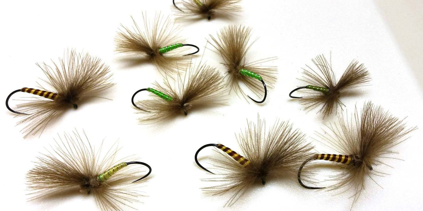 Barbless hooks for dry fly