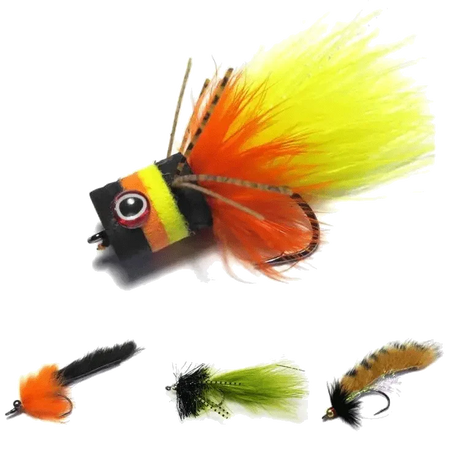 Bass fishing flies