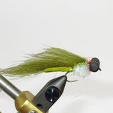 Olive Foam Eye Zonker Fly 
