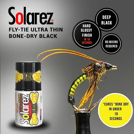 Solarez Ultra Thin Bone‑Dry Black – Brush Applicator