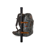 Thunderhead backpack rod tube holder attachment system