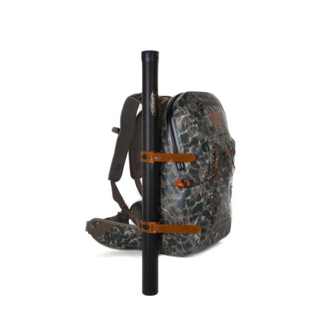 Thunderhead backpack rod tube holder attachment system