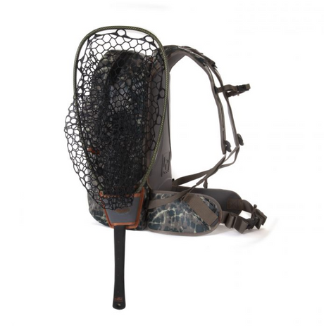 Fishpond Thunderhead backpack with landing net scabbard
