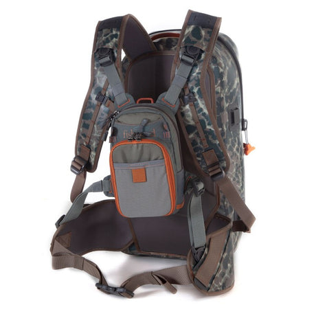 Fishpond Thunderhead Submersible Backpack Eco Shadowcast Camo with chest pack