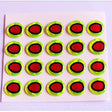 Chartreuse/Black/Red Frantic Moulded Eye