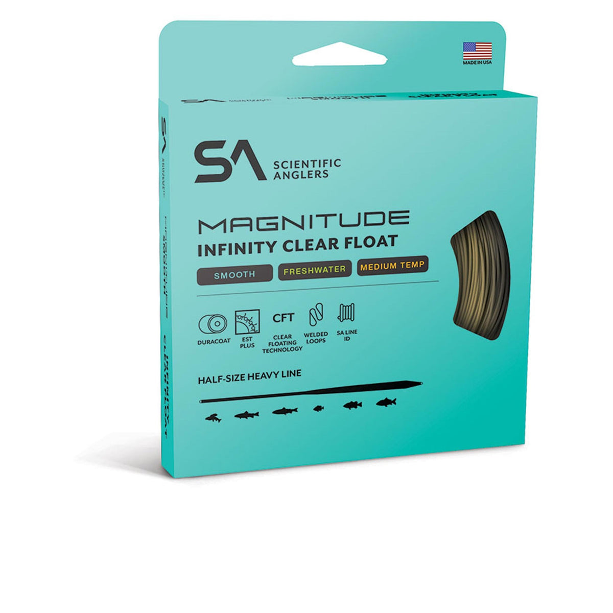 Scientific Anglers Magnitude Smooth Infinity Clear Tip Floating Fly Line
