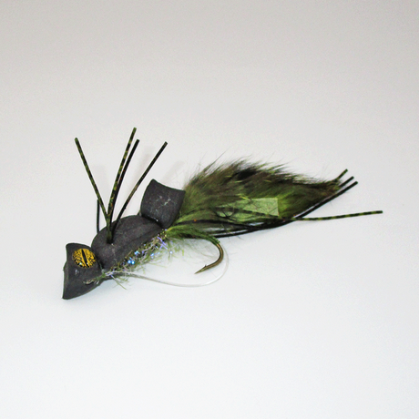 Bass Flipper Black Olive