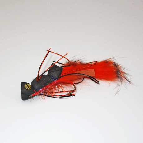 Bass Flipper Black Orange