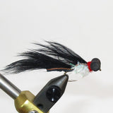 Black Foam Eye Zonker Fly 