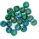 Gritty Brass Beads