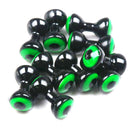 Double Pupil Lead Eye Blk fl Chrtr black pupil