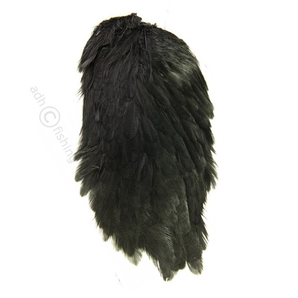 Hareline Indian Hen Back Black