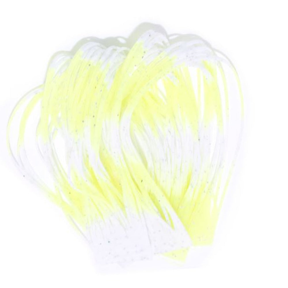 White/Chartreuse Fly Enhancer Legs