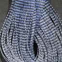 Hareline Grizzly Flutter Legs - Black Barred