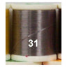Danville 210D Flat Waxed Thread Grey