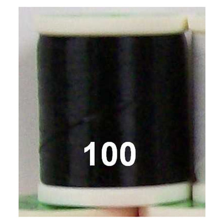 Danville 210D Flat Waxed Thread Black