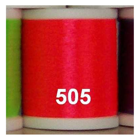 Danville 210D Waxed Flymaster Plus Thread Fl Fire Orange