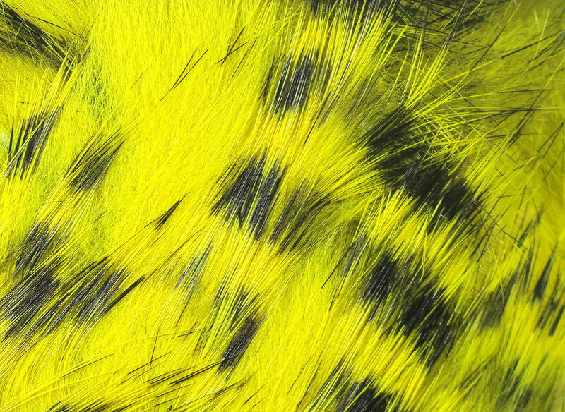 Hareline Black Barred Magnum Rabbit Strips