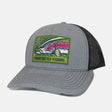 Frontier Fly Fishing Cap - Trout - Grey/Black