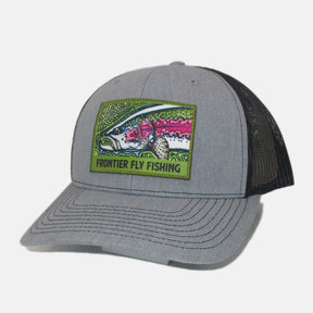 Frontier Fly Fishing Cap - Trout - Grey/Black