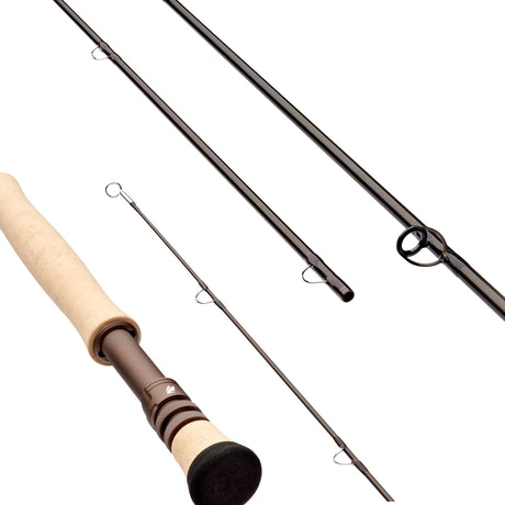 Sage Arrow fly rod — slim full-wells cork handle with cork and EVA fighting butt