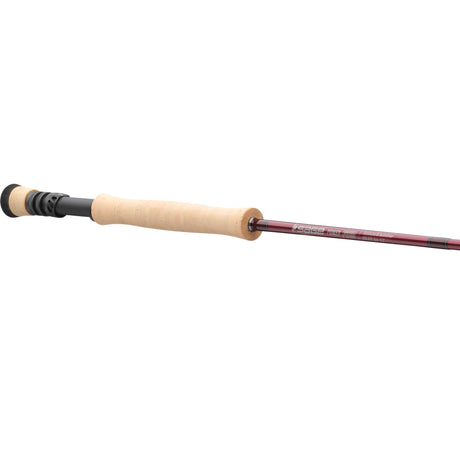 Handle detail: Sage Power R8 full-wells cork handle with anodised aluminium reel seat