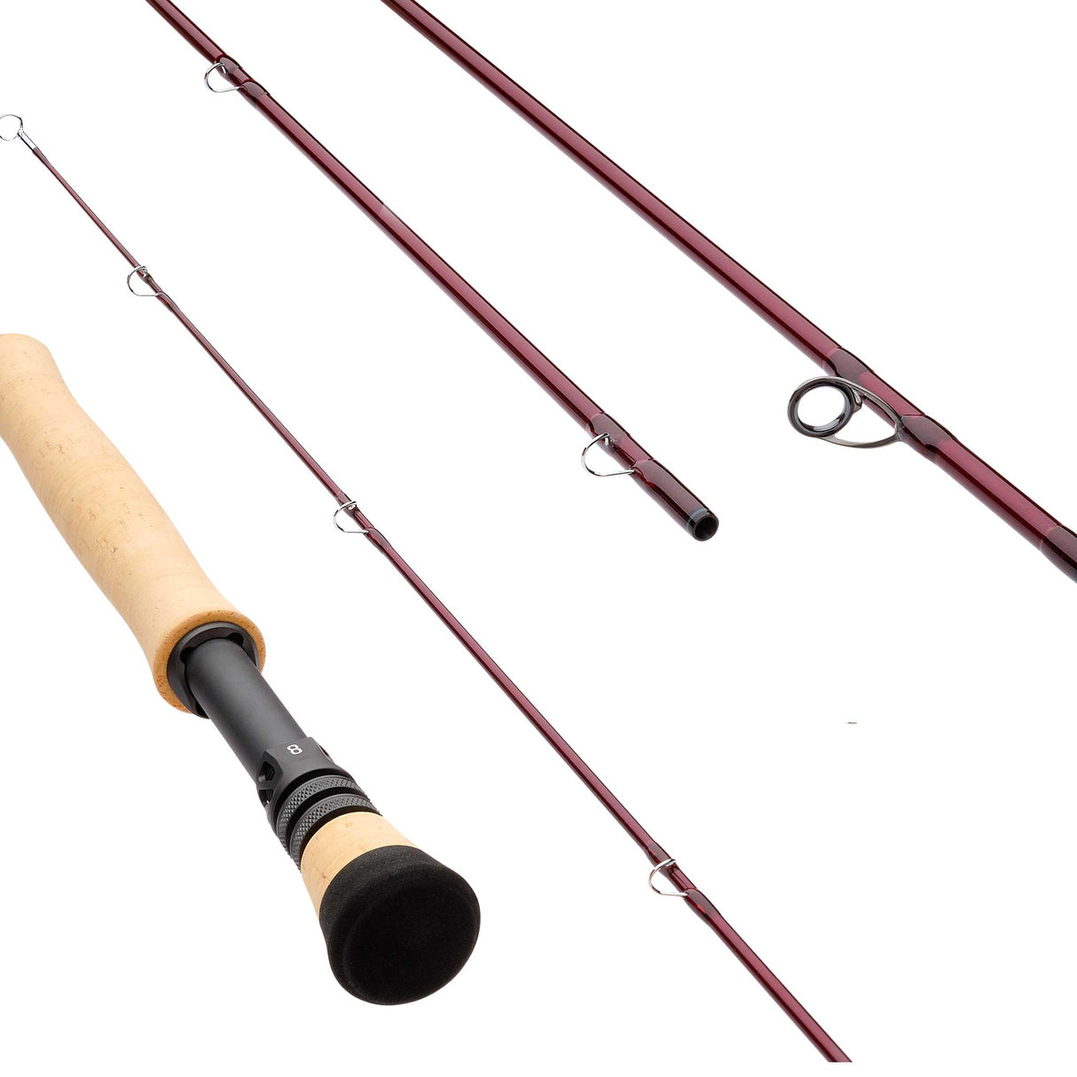 Sage Power R8 fly rod — ultra-fast action R8 technology fly rod in Hot Rod Red