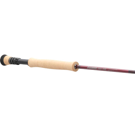 Handle detail: Sage Power R8 full-wells cork handle with anodised aluminium reel seat