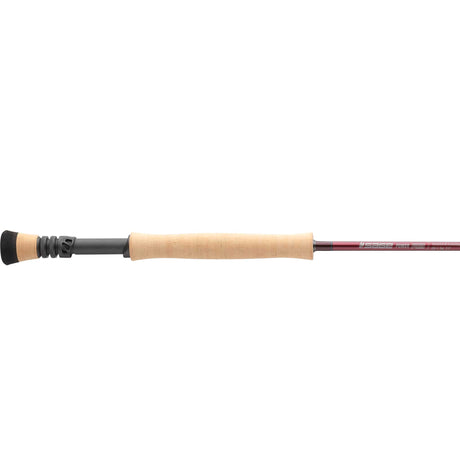 Handle detail: Sage Power R8 full-wells cork handle with anodised aluminium reel seat