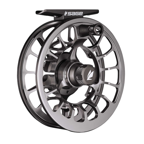 Sage Shift LT Reel Silver Pine Angle