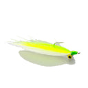 Salty Clouser white chartreuse