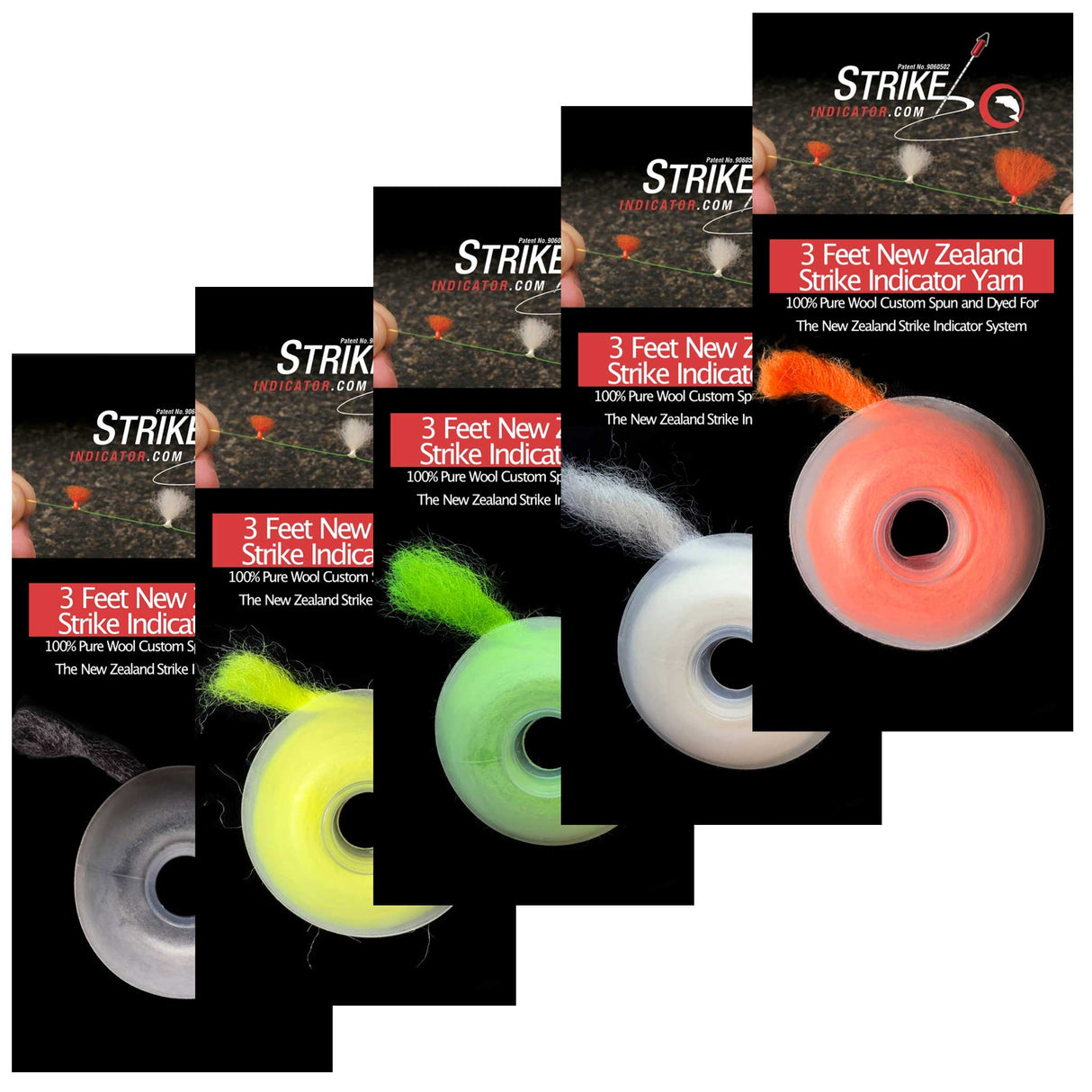 New Zealand Strike Indicator Wool Spool