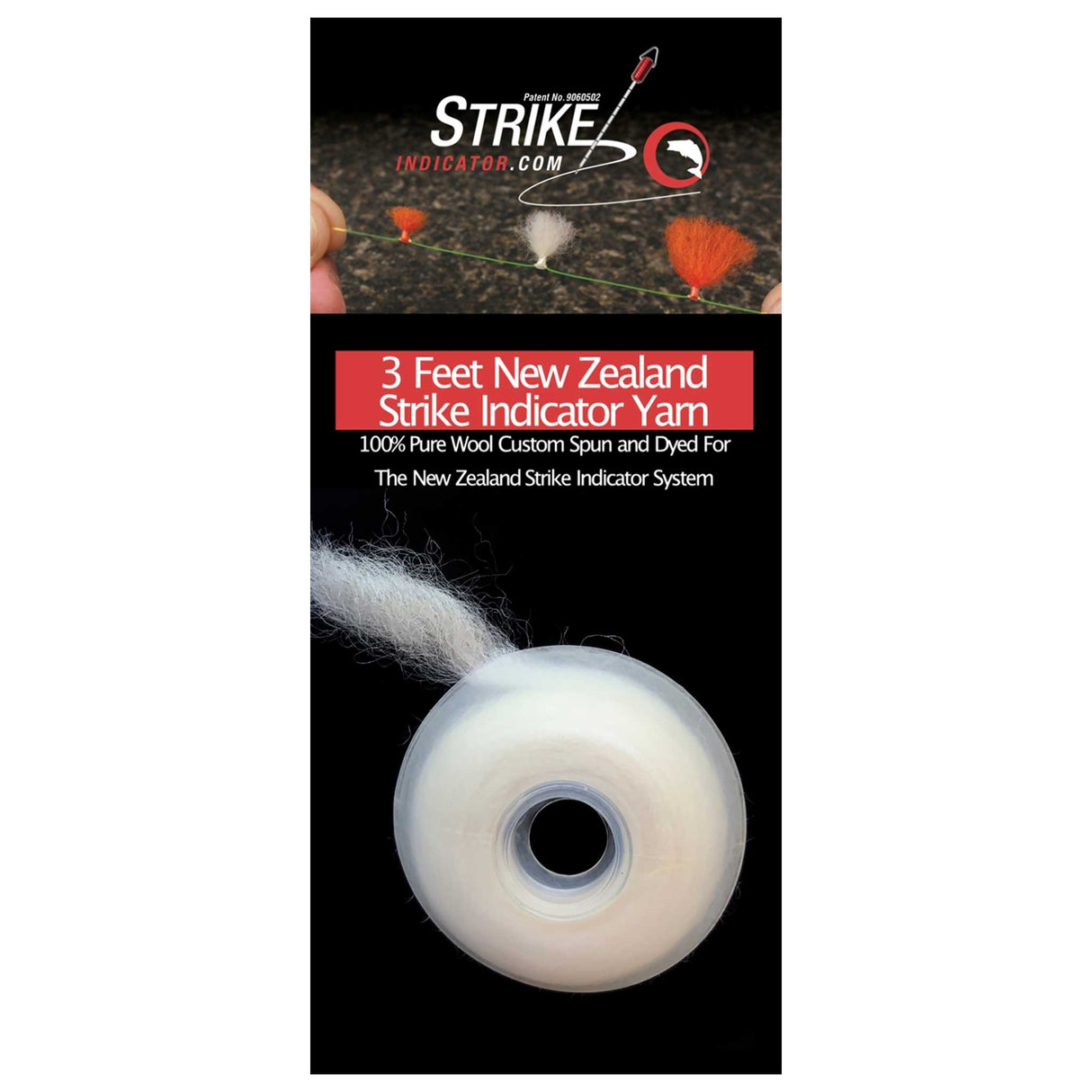 Strike Indicator Wool Spool White