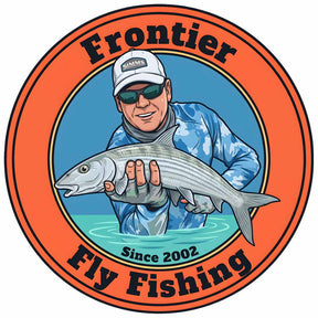 Frontier Fly Fishing Round Stickers Bonefish
