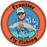 Frontier Fly Fishing Round Stickers Bonefish
