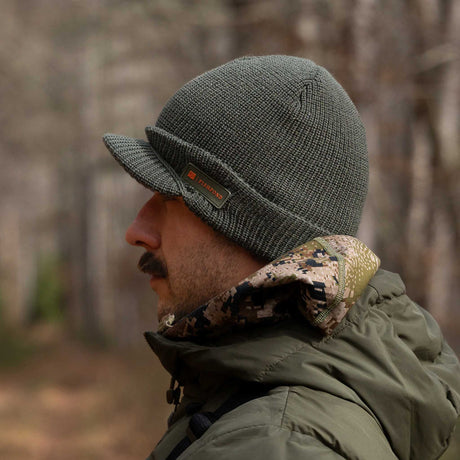 Fishpond Brim Beanie with built in peak