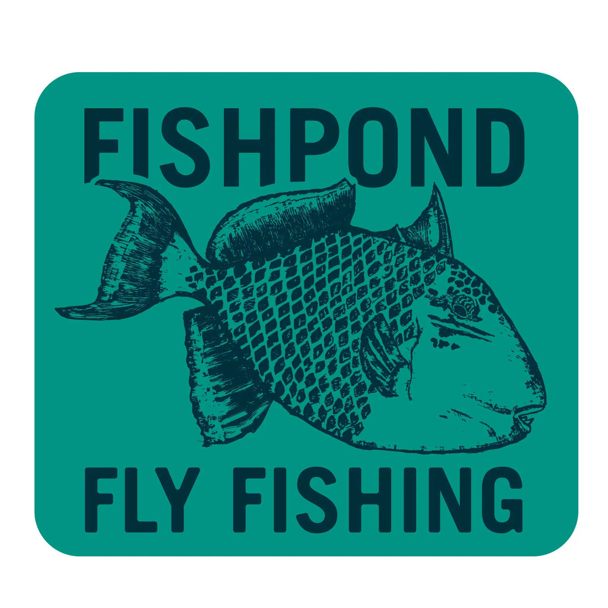 Fishpond Trigger Sticker - 5"