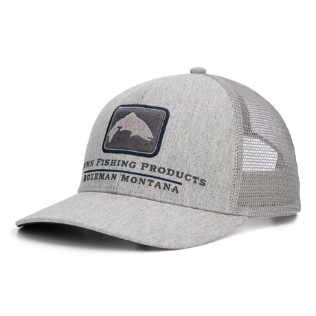 Simms Double Haul Icon Trucker Cap Hopper Head Heather