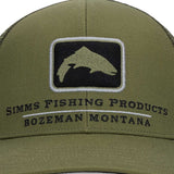 Simms Double Haul Icon Trucker Cap Front