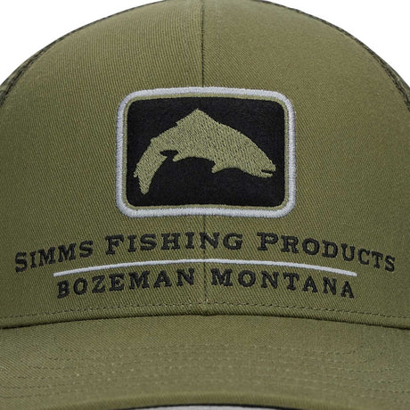 Simms Double Haul Icon Trucker Cap Front