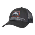 Simms Trout Icon Trucker Cap Carbon