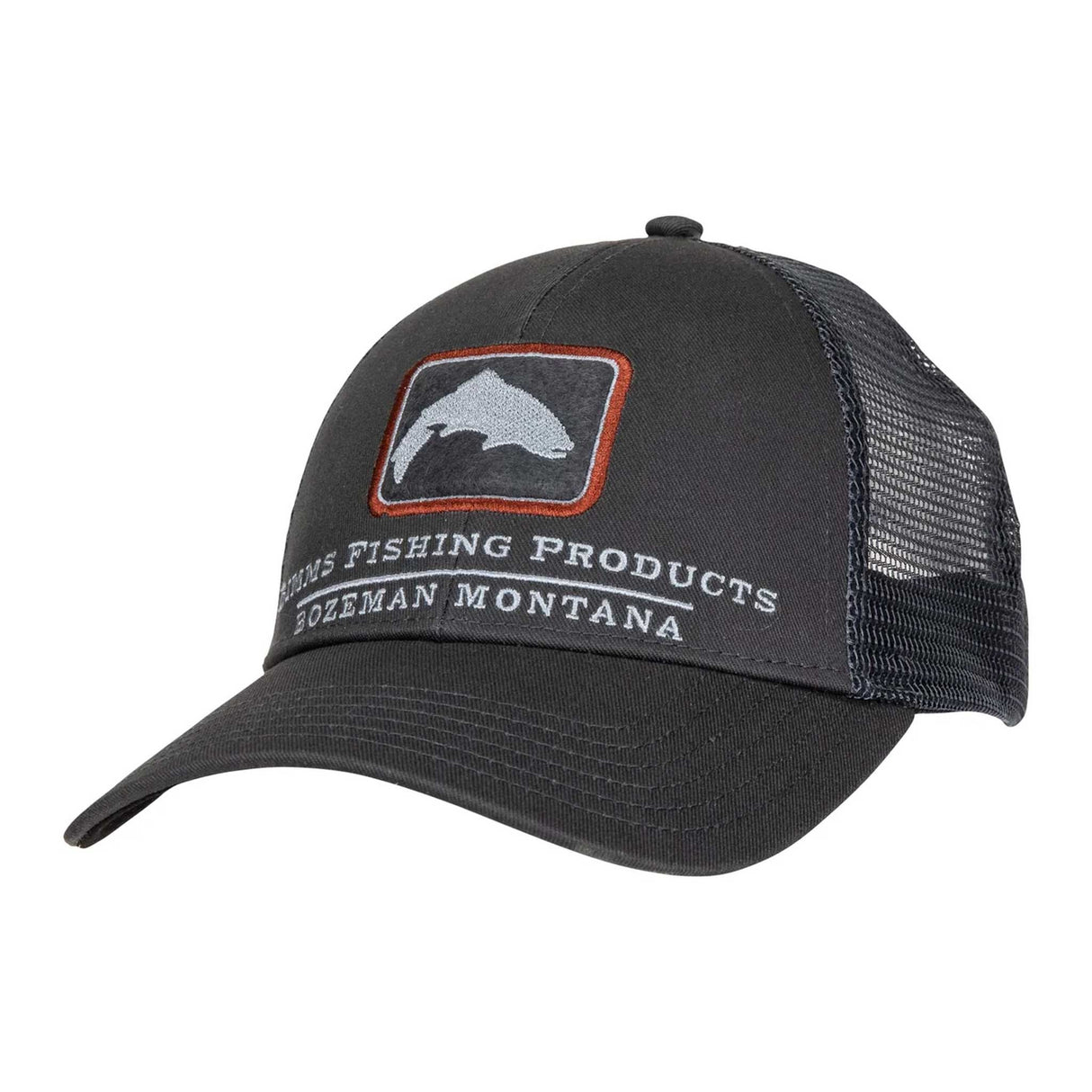 Simms Trout Icon Trucker Cap Carbon