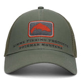 Simms Trout Icon Trucker Cap Smokey Olive
