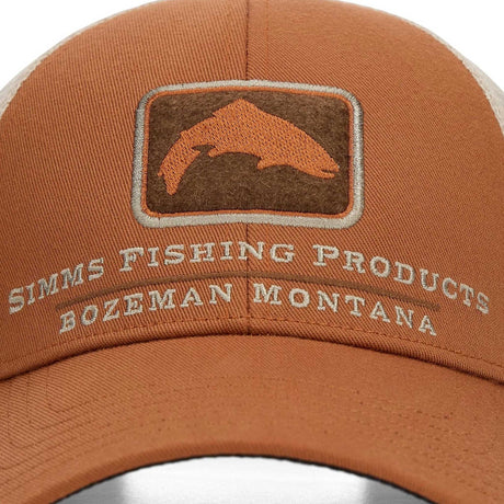 Simms Trout Icon Trucker Cap Front